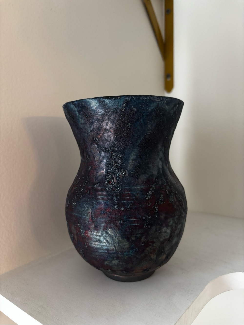Handcrafted Raku Vase - Picture 6 of 10